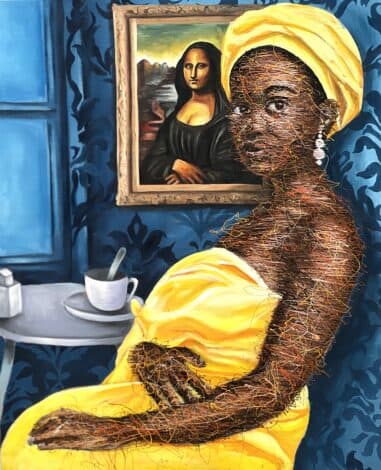 Alone Time, Emmanuel Anaiye Ifebunmi art, 2024