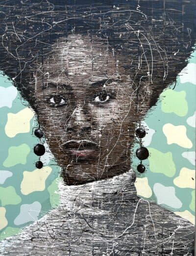 Black Pearls, Emmanuel Anaiye Ifebunmi art, 2024