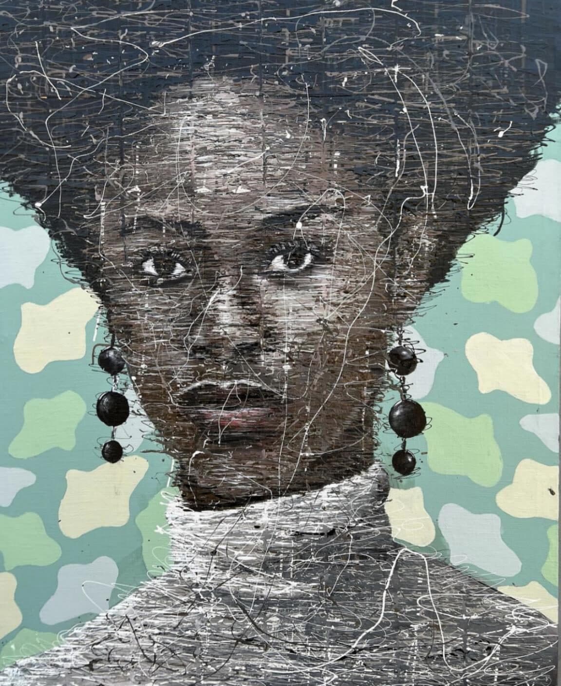 Black Pearls, Emmanuel Anaiye Ifebunmi art, 2024