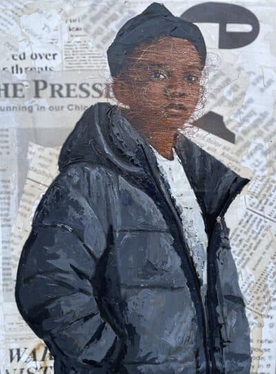 Cold Street, Warm Soul, Emmanuel Anaiye Ifebunmi art, 2025