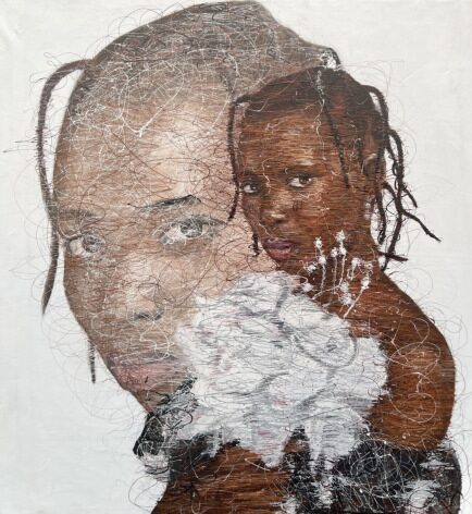 My African Identity 2, Emmanuel Anaiye Ifebunmi art, 2025
