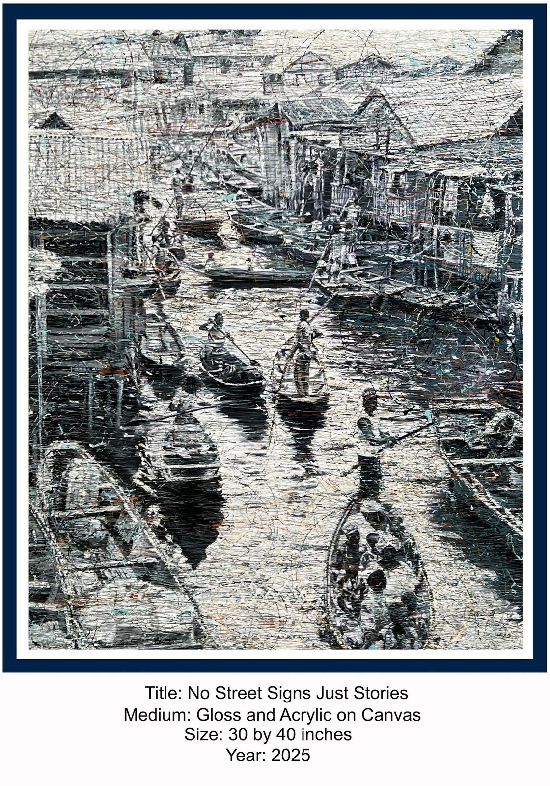 No Street Signs Just Stories, Emmanuel Anaiye Ifebunmi art, 2025